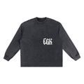 Snow Washed Frayed Edge T-Shirt