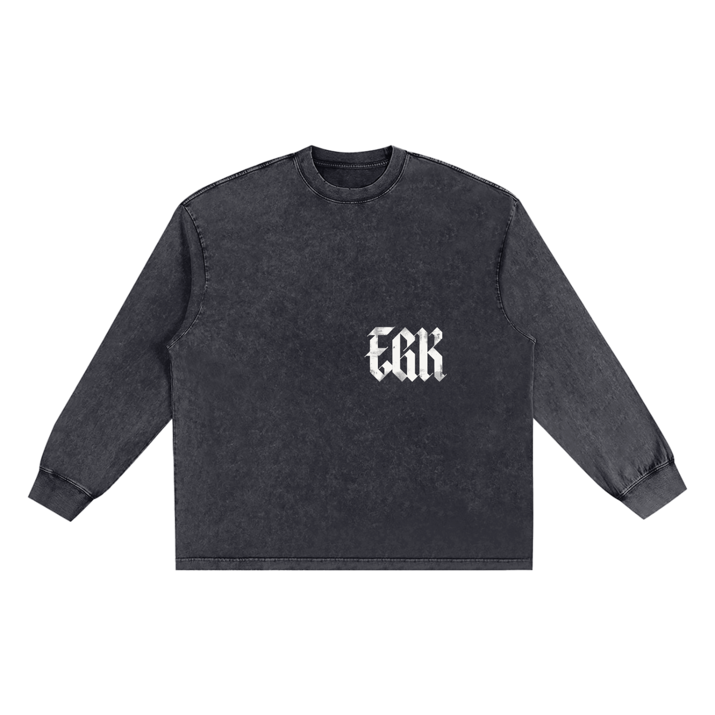 Snow Washed Frayed Edge T-Shirt