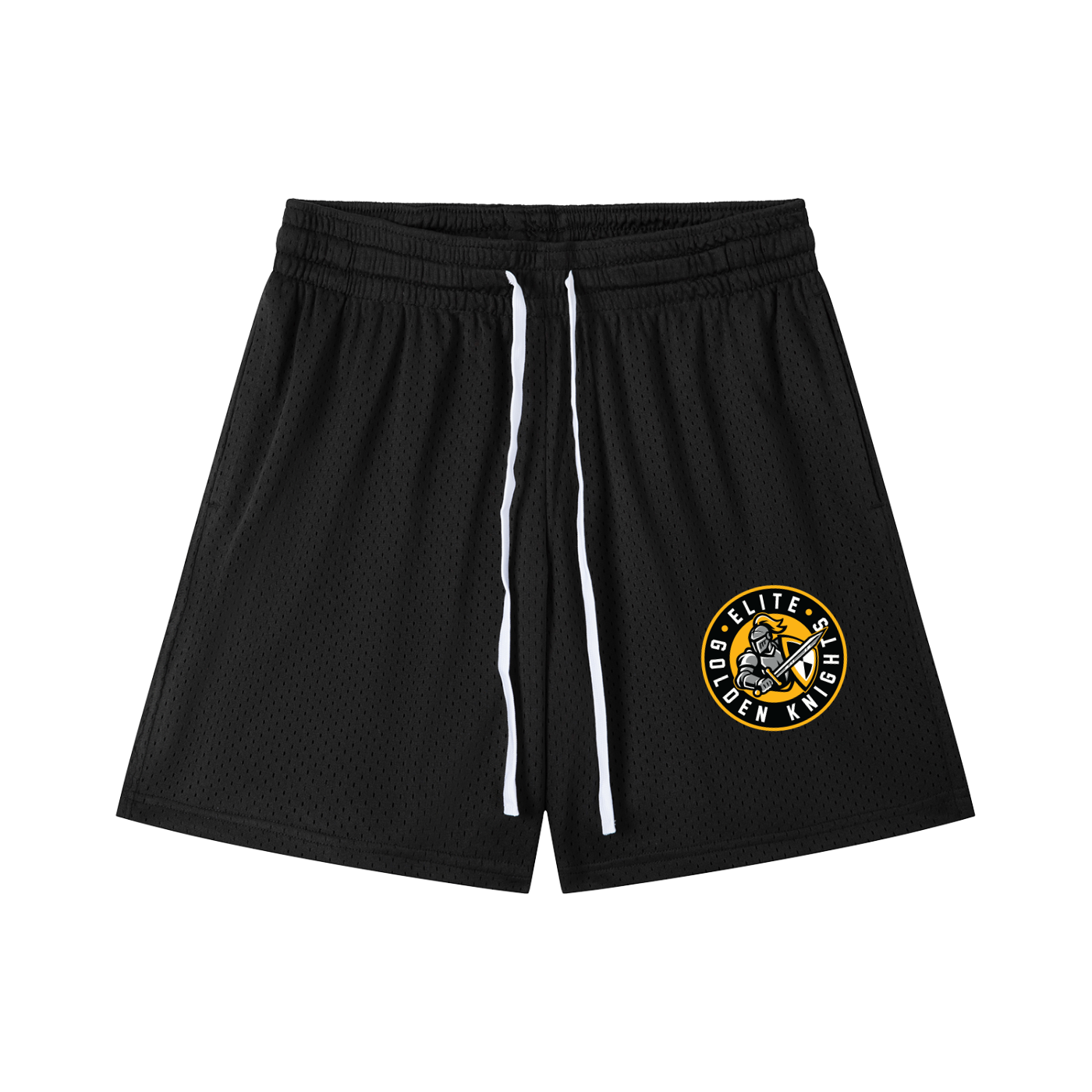 Mesh Drawstring Shorts